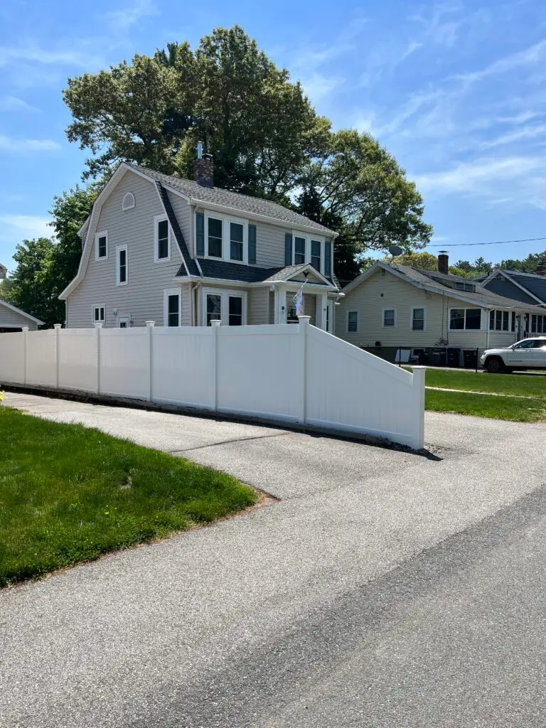 Vinyl Fence Installation in Weymouth — fence repair construction